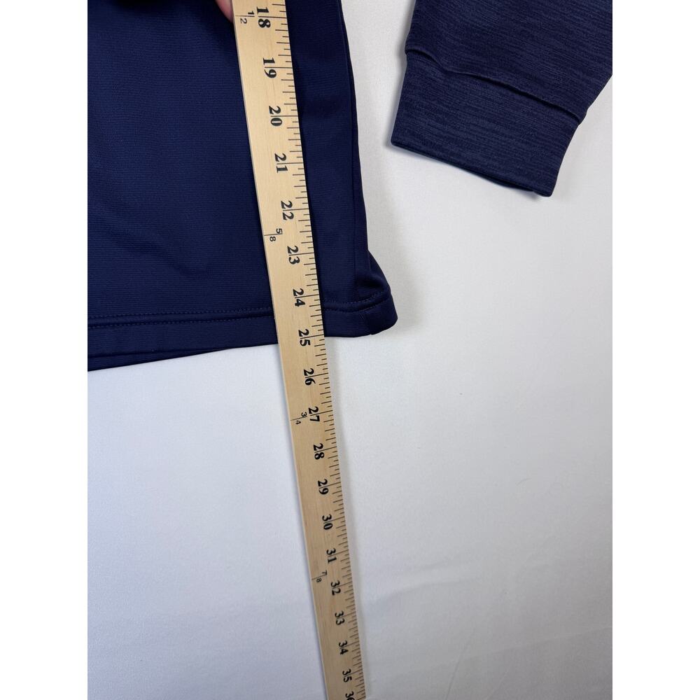 Under Armour ColdGear Pullover Mens Large Navy 1/4 Zip Thermal Long Sleeve - Picture 10 of 10